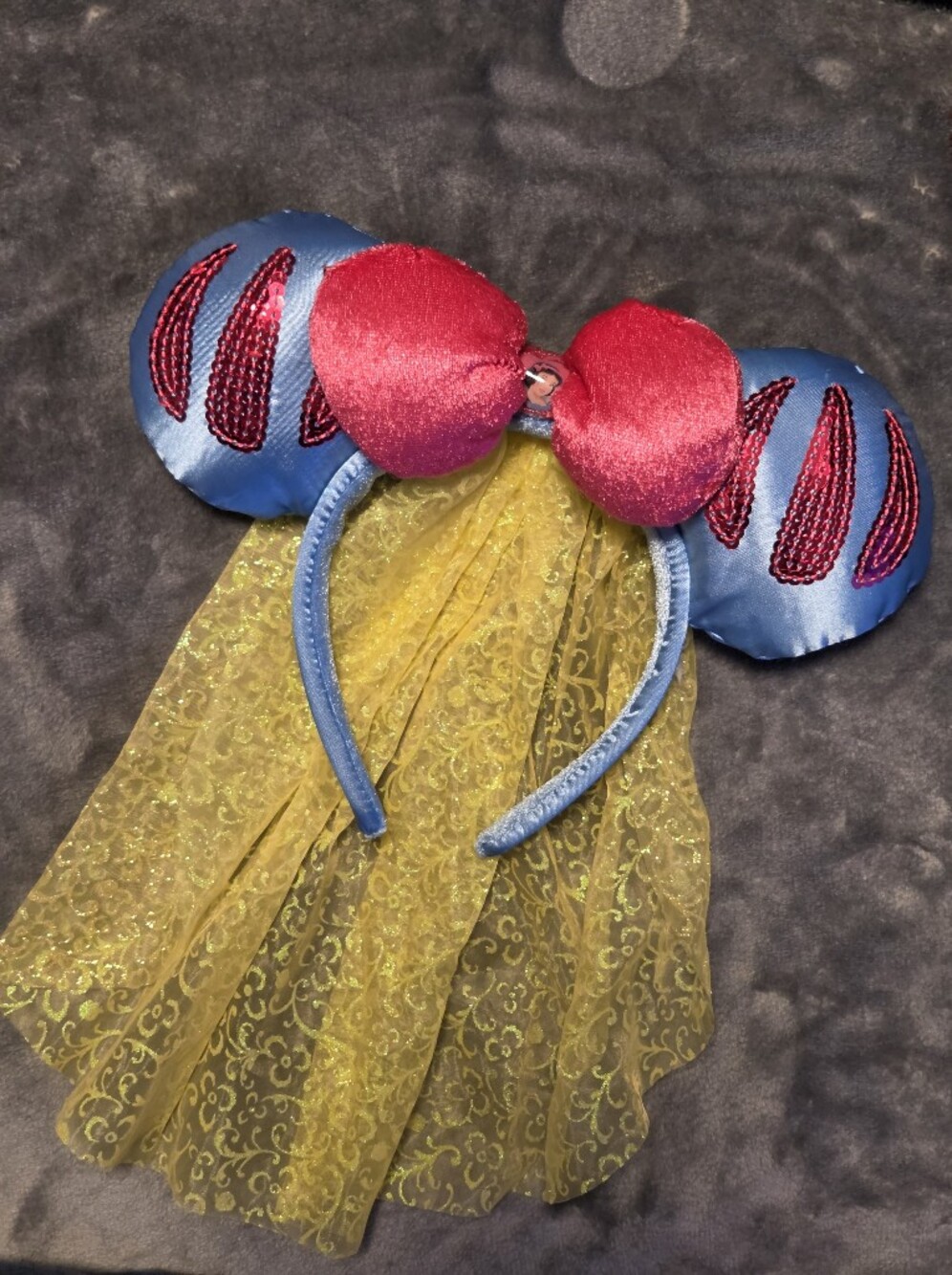 Disney Snow White Minnie Ears Headband with Veil